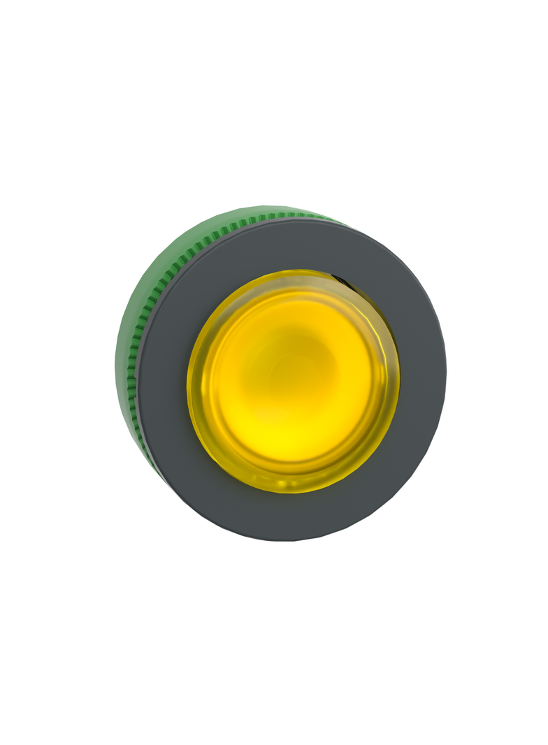 Harmony XB5 Główka przycisku podświetlanego wystający żółty zintegrowany LED