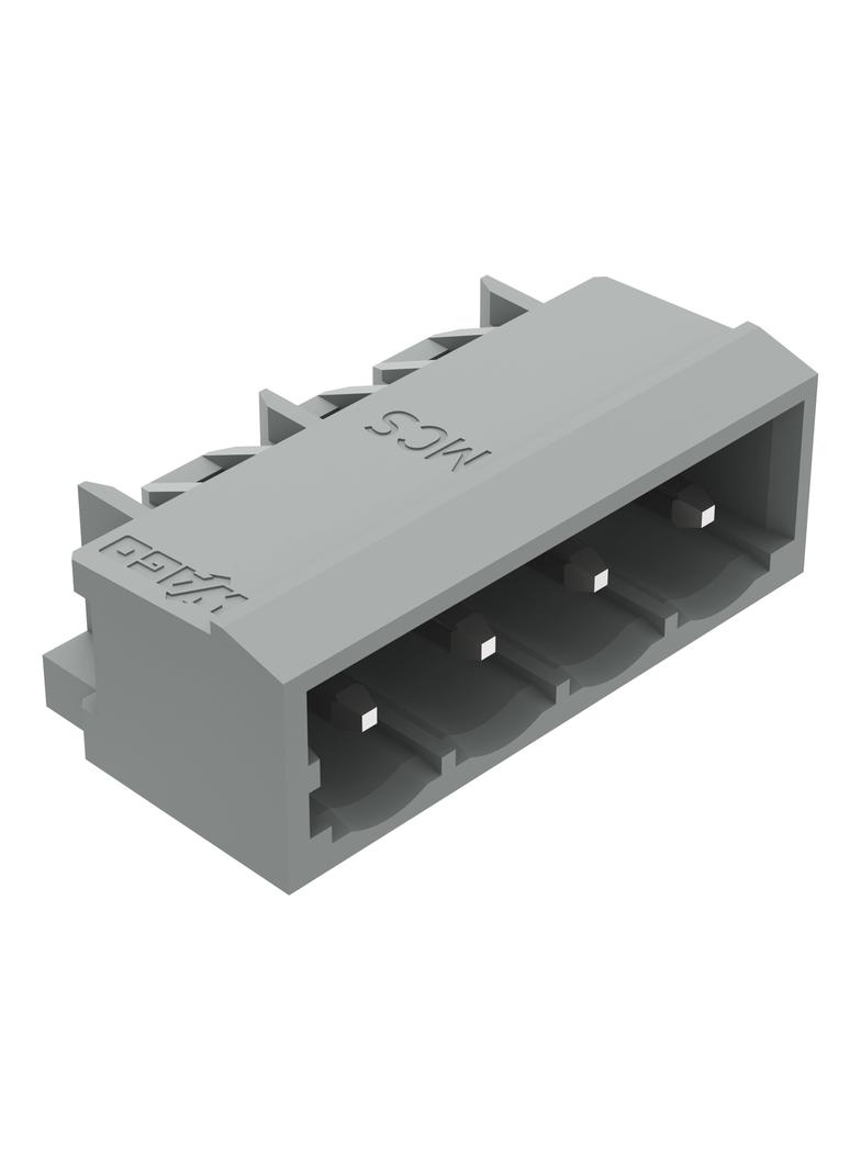 MCS-MIDI Classic wtyk 4-bieg. szary raster 5 mm /200szt./ WAGO