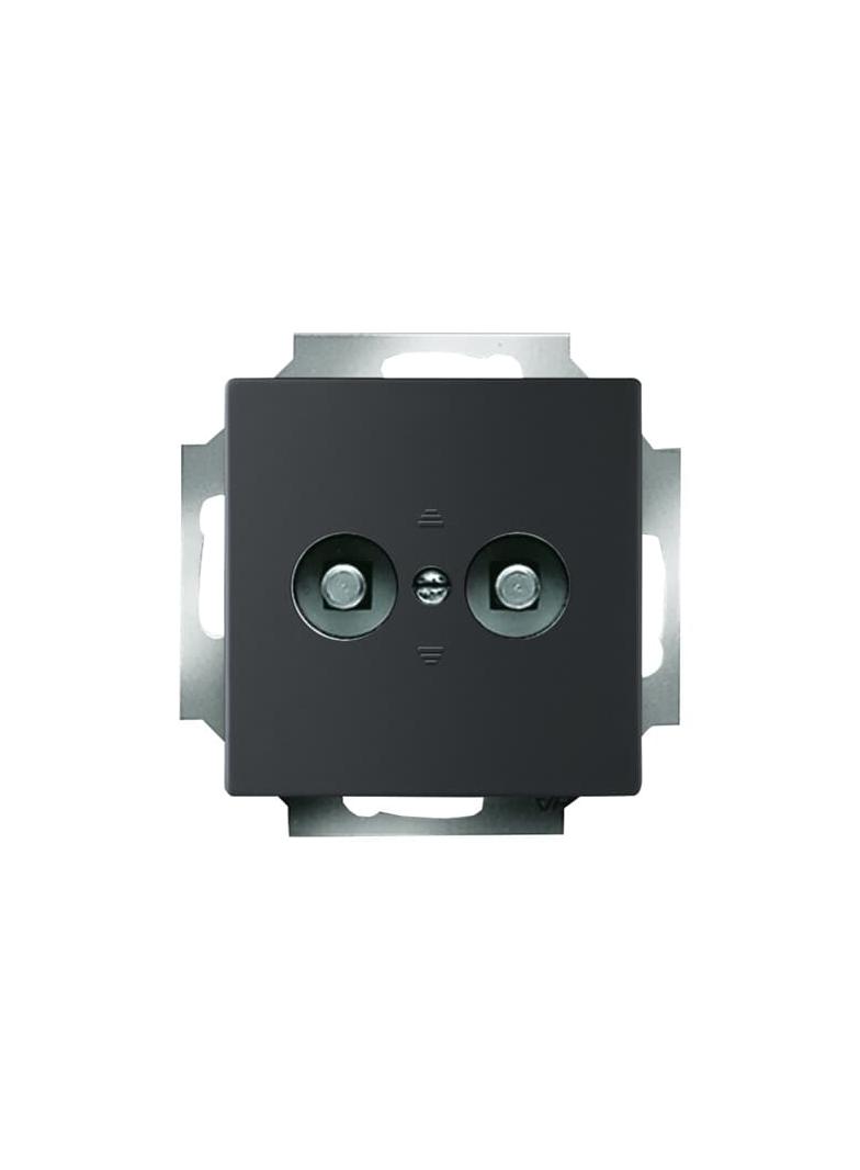 FUTURE Gniazdo wyrównania potencjałów (męskie)  czarny matowy