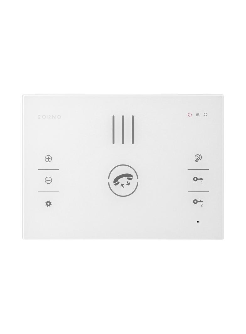 SANDI, zestaw domofonowy jednorodzinny, bezsłuchawkowy 2-żyłowy, z szyfratorem i czytnikiem breloków