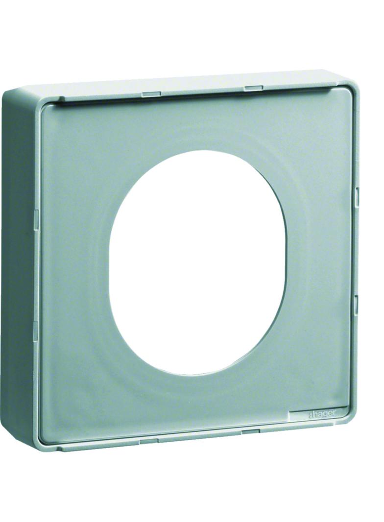 tehalit.WA Maskownica do puszek gniazd CEE DA200 PC/ABS aluminium G3375LAN HAGER