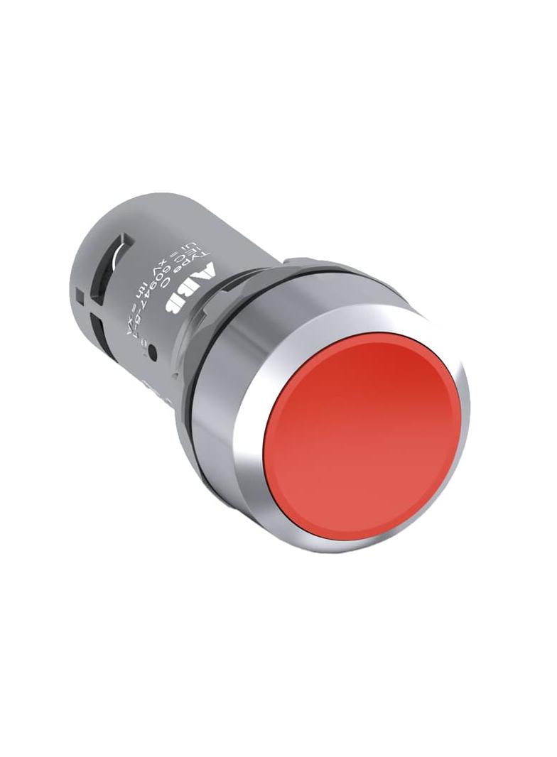 Przycisk bistabilny wklęsły 1NO1NC czerwony CP2-30R-11