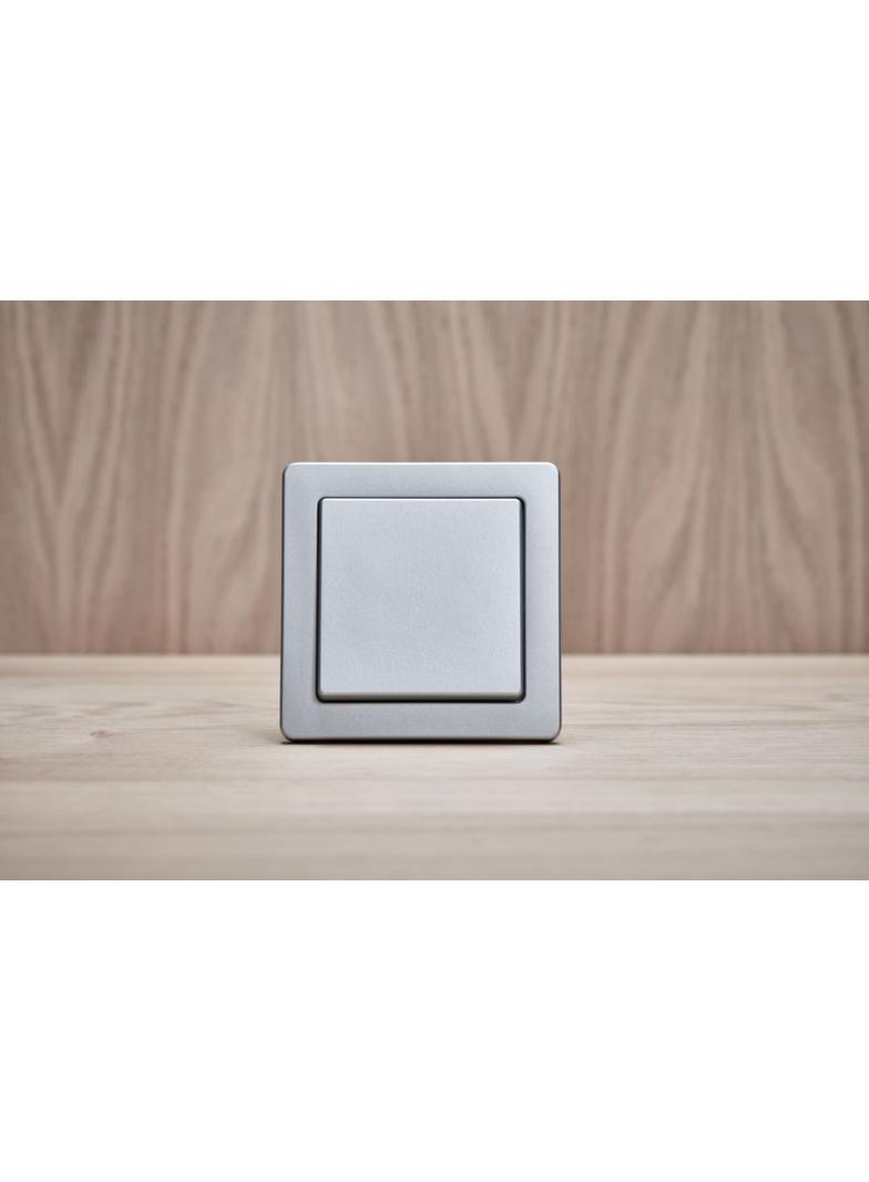 BERKER Q.1 Ramka pojedyncza aluminium aksamit lakierowana 10116084 HAGER