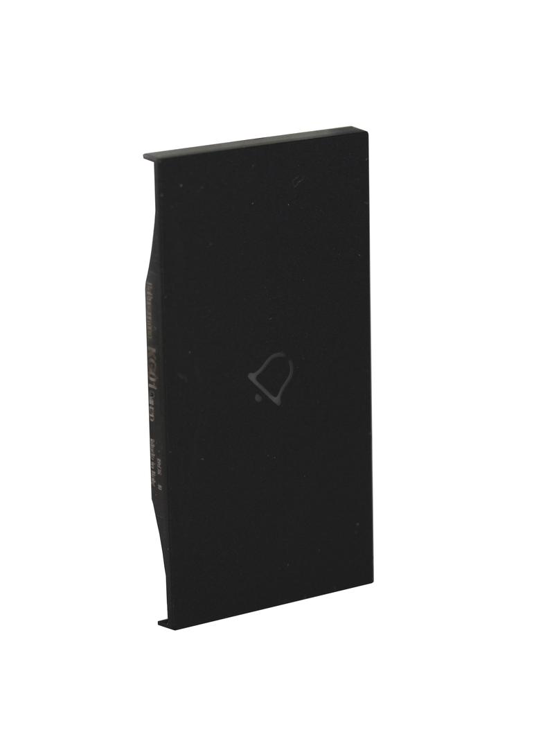 LIVING NOW 'MY HOME' - KLAWISZ Z SYMBOLEM  DZWONEK  - 2 MODUŁY - CZERŃ, Bticino