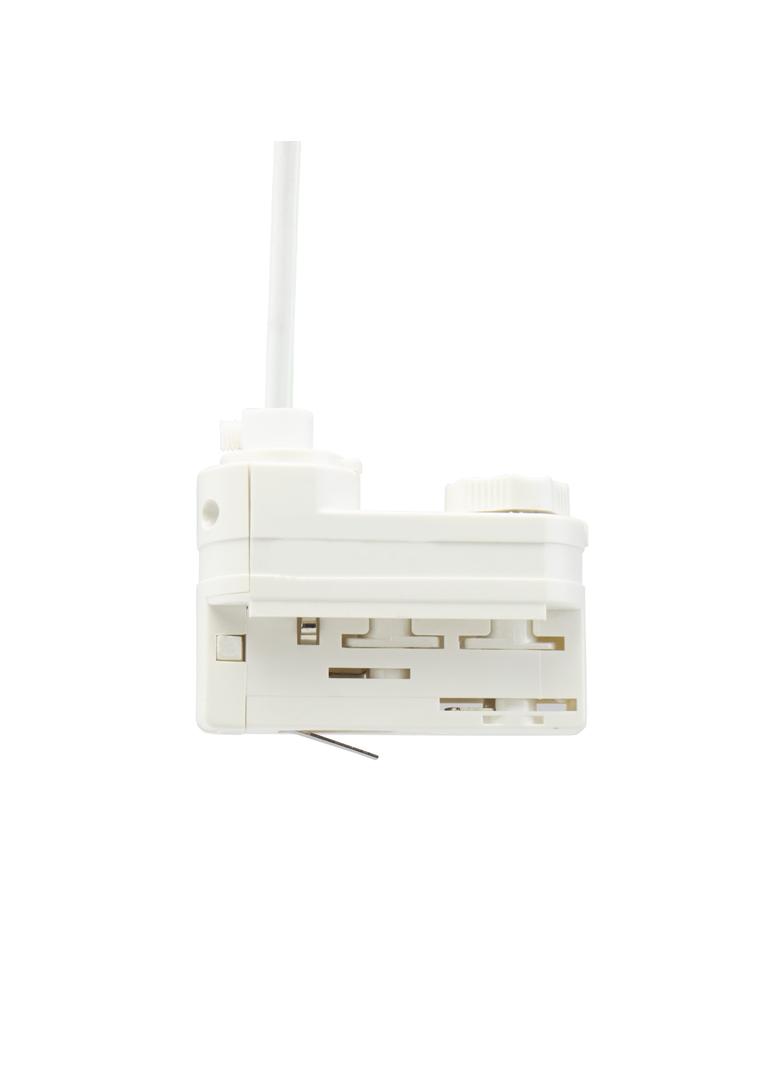 OPRAWA MADARA MINI II GU10 ZWIS NA SZYNOPRZEWÓD 3F 230V IP20 fi55*200mm BIAŁY kabel 1m