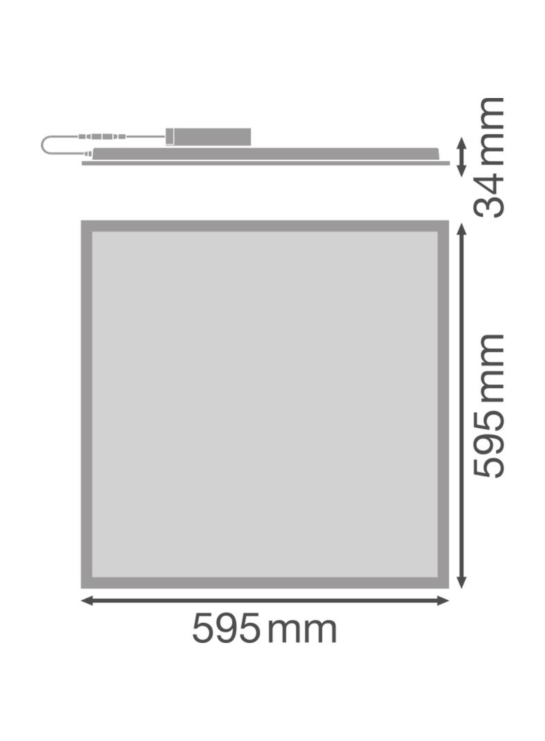 Oprawa PANEL COMPACT 600 V 33W 840 U19