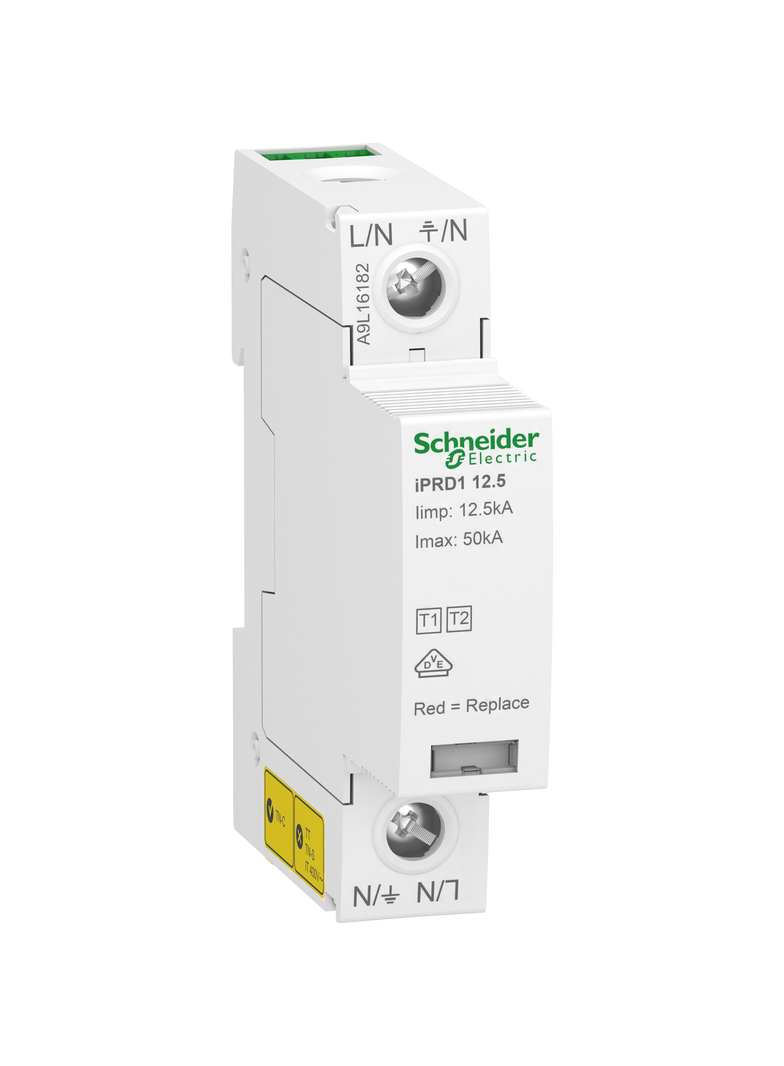 Ogranicznik przepięć iPRD1 12.5R-T12-1 1P T1+T2 (B+C) A9L16182 Schneider