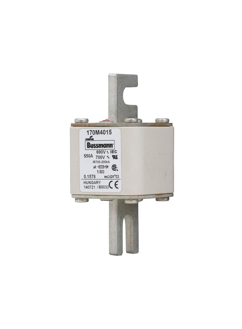 550A 690V 1/80 aR INDICATOR FUSE Wkładka szybka 550A AC 690V DIN 1 53x53x108 mm aR DIN, 170M4015 EAT