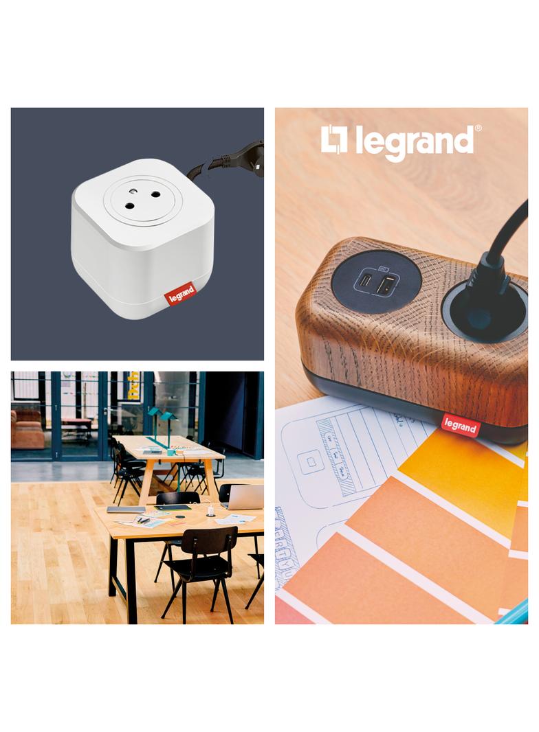 INCARA: ELECTR'ON - PODSTAWA 1X2P+Z - 2,5 M-BIAŁY, Legrand