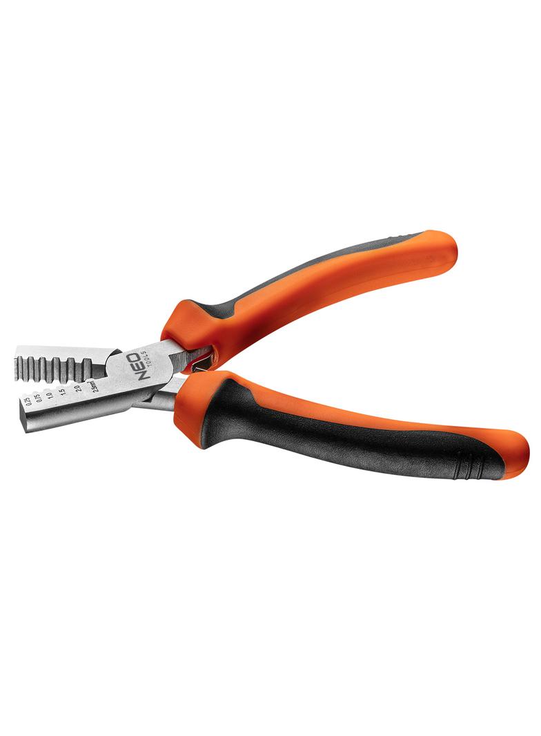 Szczypce do zaciskania końcówek 0.25-2.5 mm2, 140 mm