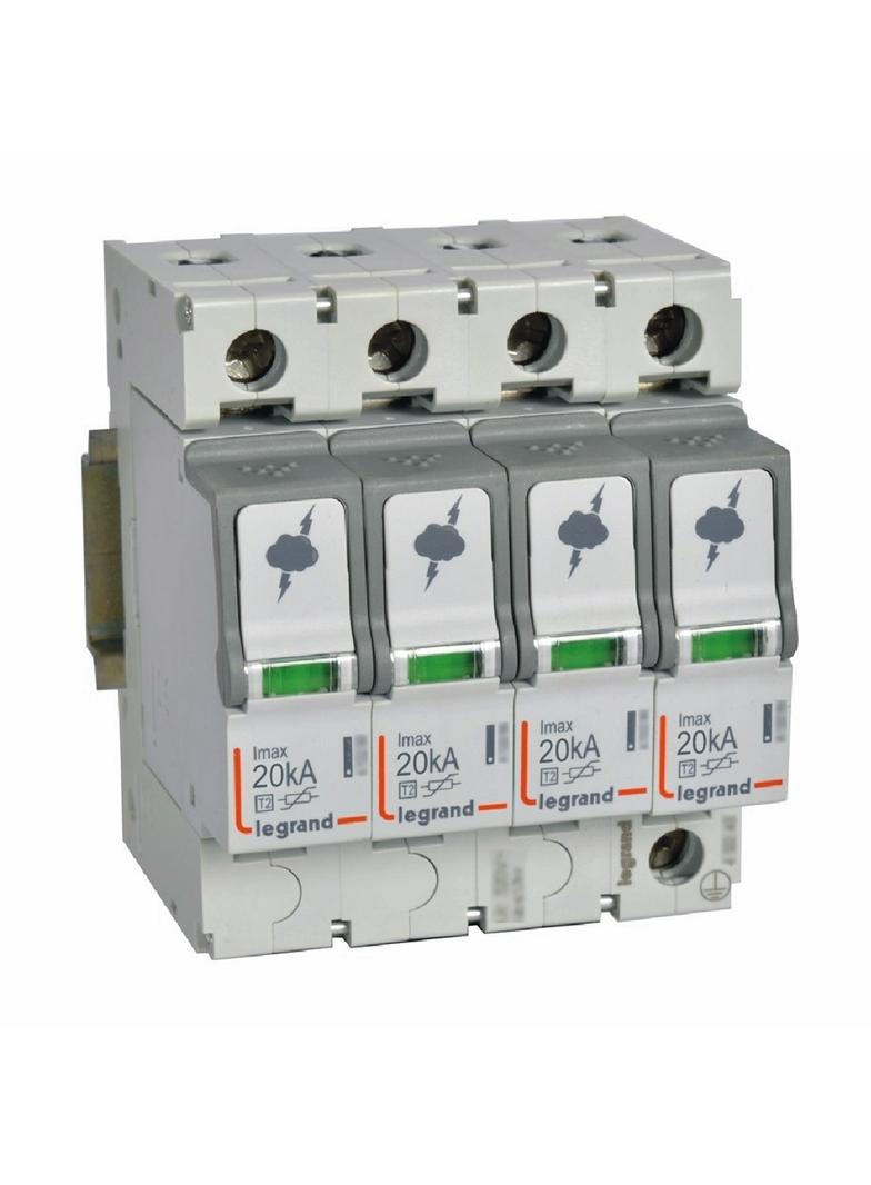 Ogranicznik Przepięć T2 20 Ka 4P 412223 LEGRAND