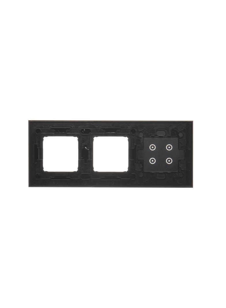 Simon 54 Touch Panel dotykowy S54 Touch 3 moduły 4 pola dotykowe + 2 otwory na osprzęty S54 zastygła lawa DSTR3400/73 KONTAKT