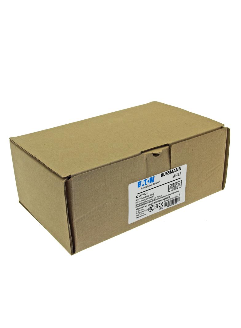 NH FUSE 425A 500V 3 GG/GL SIZE 3 Wkładka NH3 425A 500V GL/GG podwójny wskaźnik 425NHG3B EATON