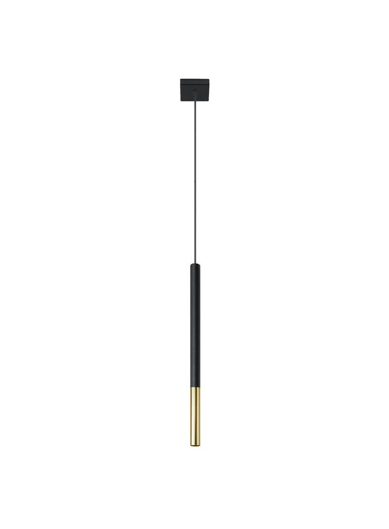 Sollux Lampa wisząca MOZAICA 1 czarny/złoto SL.0891
