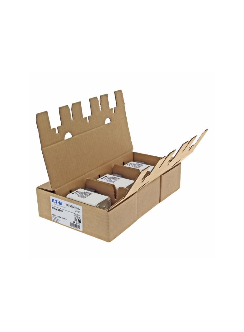 FUSE 500A 1250V 1KN/110 AR CU Wkładka szybka 500A AC 1250V rozmiar 1 53x69x138 mm aR DIN I 170M4245