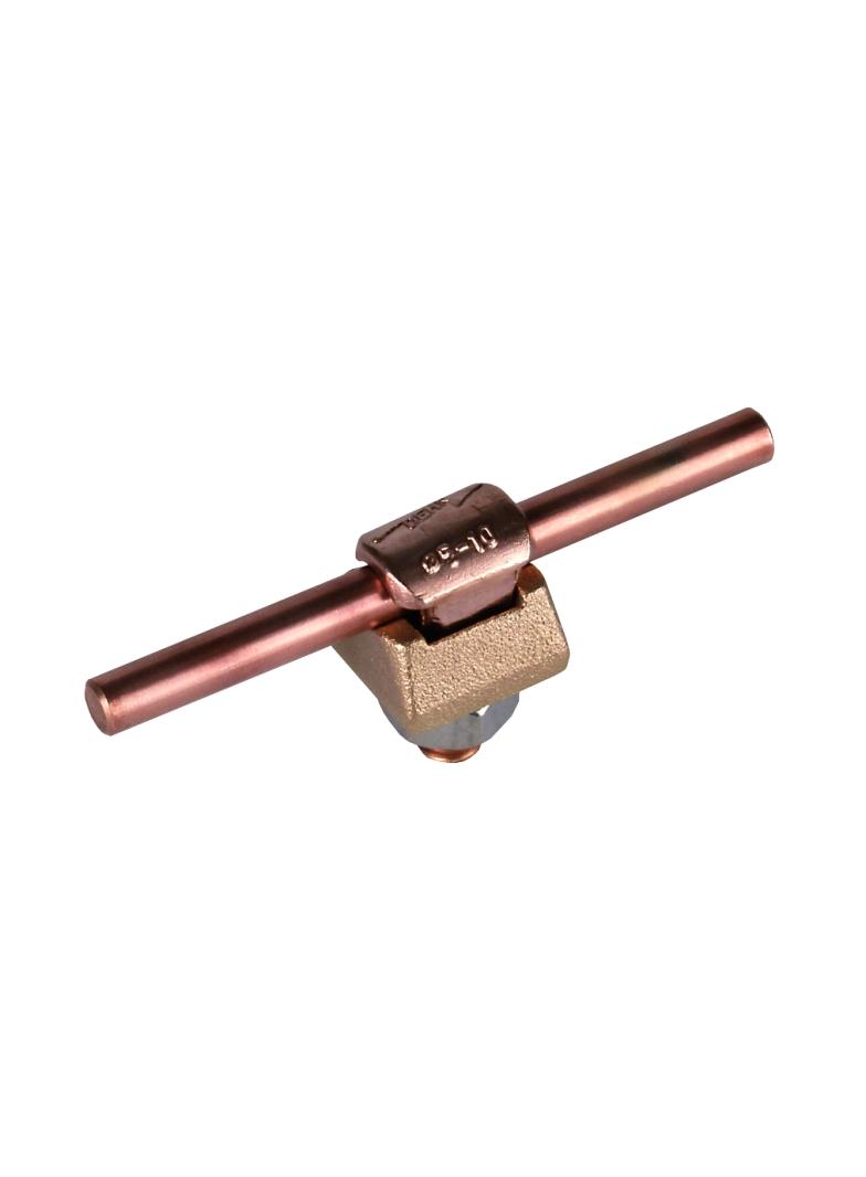 Zacisk KS, 1-częściowy M10, podkładka sprężysta, RG-Cu