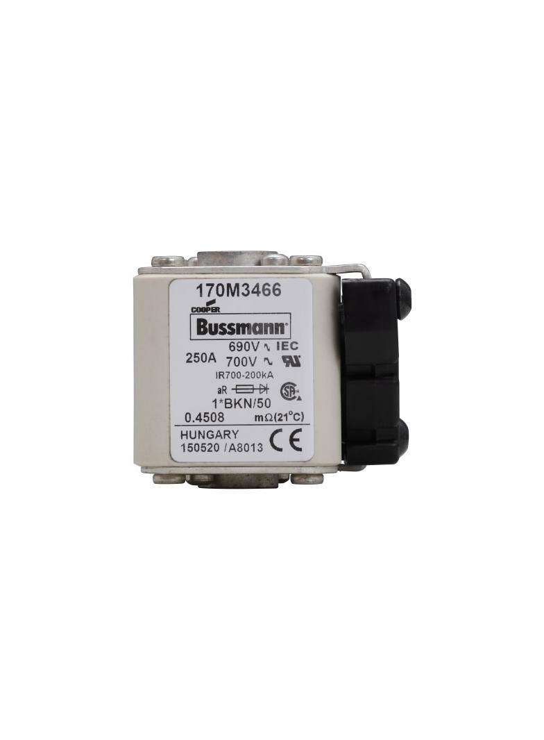 FUSE 250A 690V 1*BKN/50 AR UC Wkładka szybka 250A AC 690V rozmiar 1 aR IEC UL 170M3466 EATON