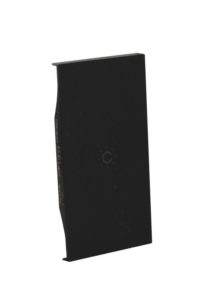 LIVING NOW 'MY HOME' - KLAWISZ Z SYMBOLEM  ŚWIATŁO  - 2 MODUŁY - CZERŃ, Bticino