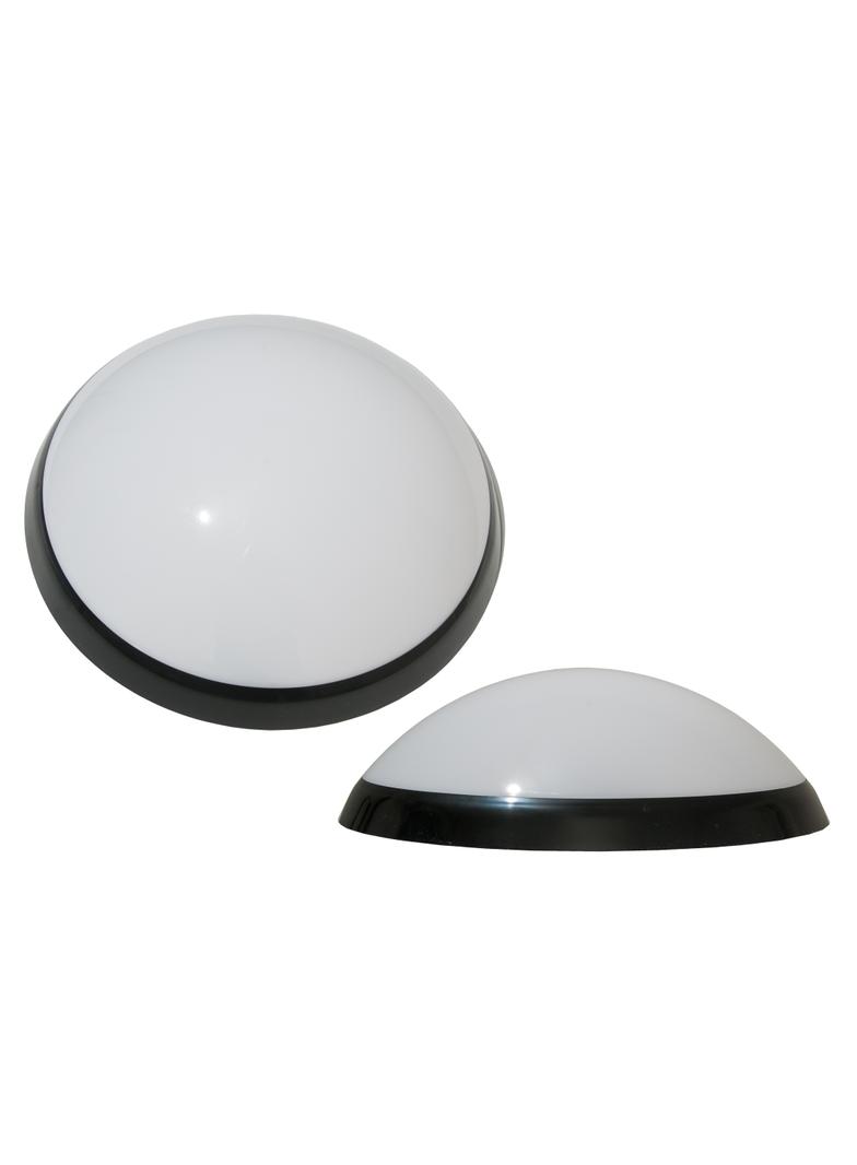 Oprawa oświetleniowa PANTERA czarny pierścień, klosz mleczny, czujnik ruchu, 75W  NOWOŚĆ