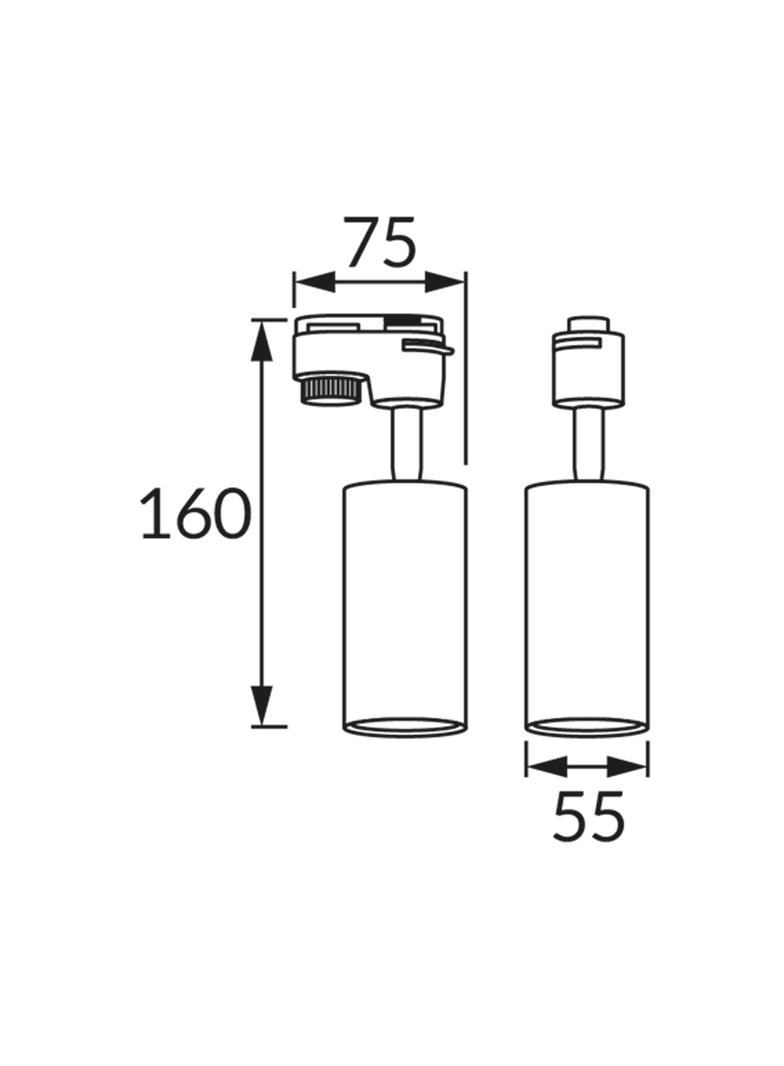 Oprawa do zamontowania na szynoprzewodzie SOFIA TRA GU10 WHITE