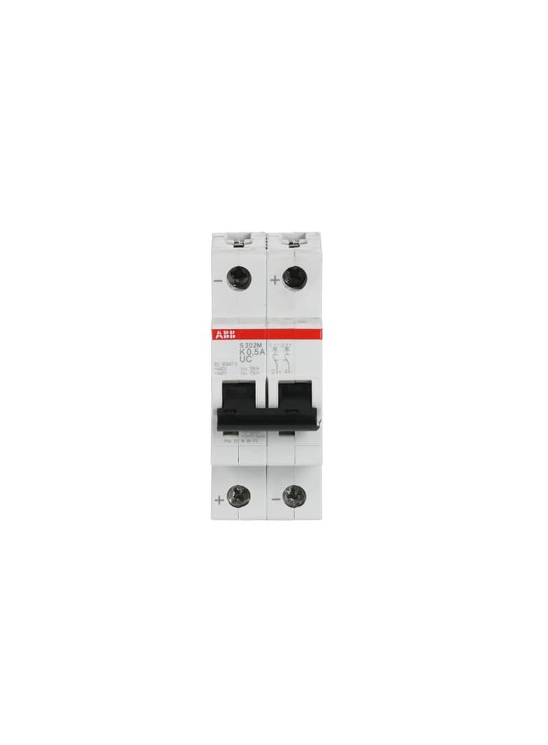 S202M-K0.5UC Wyłącznik nadprądowy 10kA AC/DC 2P K0.5A 2CDS272061R0157 ABB