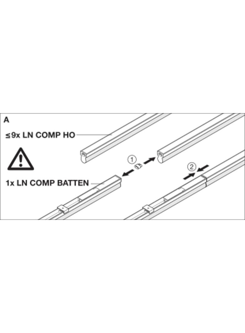 Oprawa liniowa LINEAR COMPACT BATTEN 600 10W 4000K