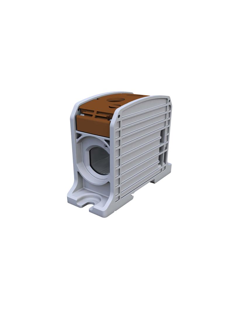 STB 185 Złączka szynowa gwintowa Al/Cu 87810 SIMBLOCK brązowy