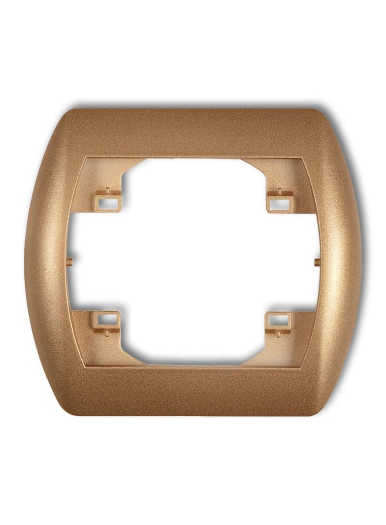 TREND Ramka pozioma pojedyncza złoty metalik