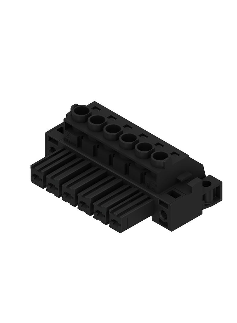 BVZ 7.62HP/06/180SFC SN BK BX Złącze kablowe do płytek drukowanych /50szt./ WEIDMULLER