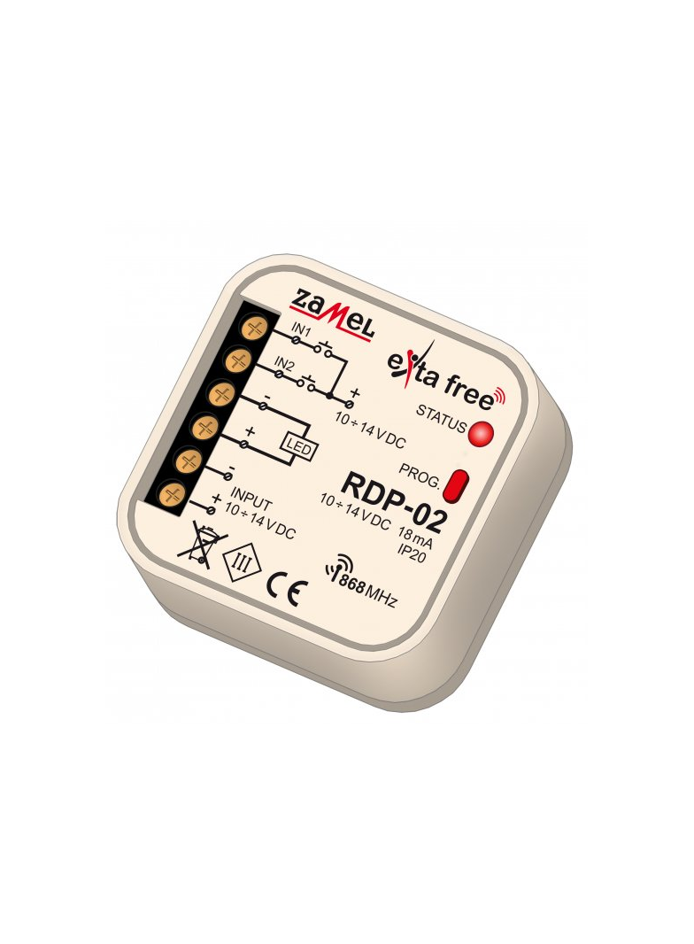 STEROWNIK LED JEDNOKOLOROWY TYP: RDP-02