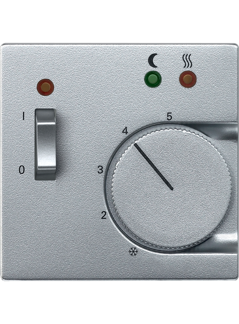 Płytka centralna regulatora temperatury z łącznikiem aluminiowy System-M