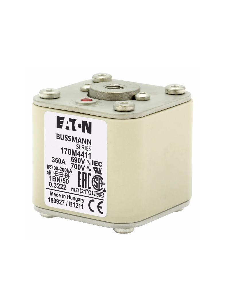 FUSE 350A 690V 1BN/50 AR UC Wkładka szybka 350A AC 690V rozmiar 1 53x69x51 mm aR IEC UL w 170M4411 E