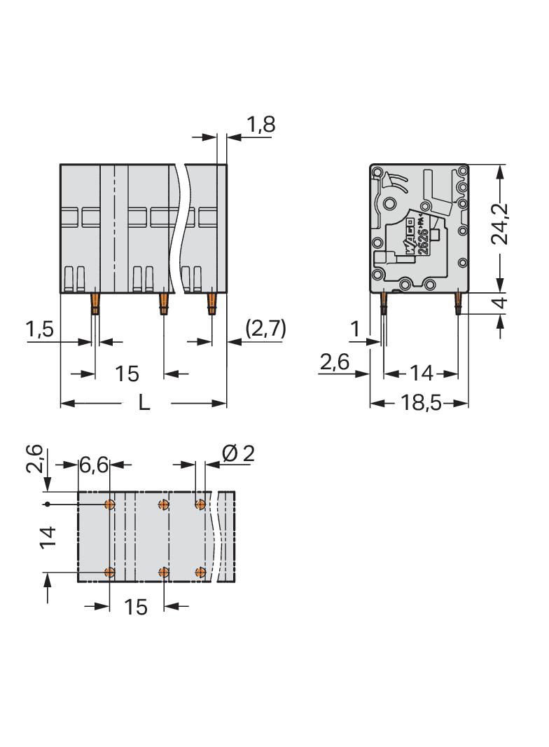 złączka do płytek drukowanych
