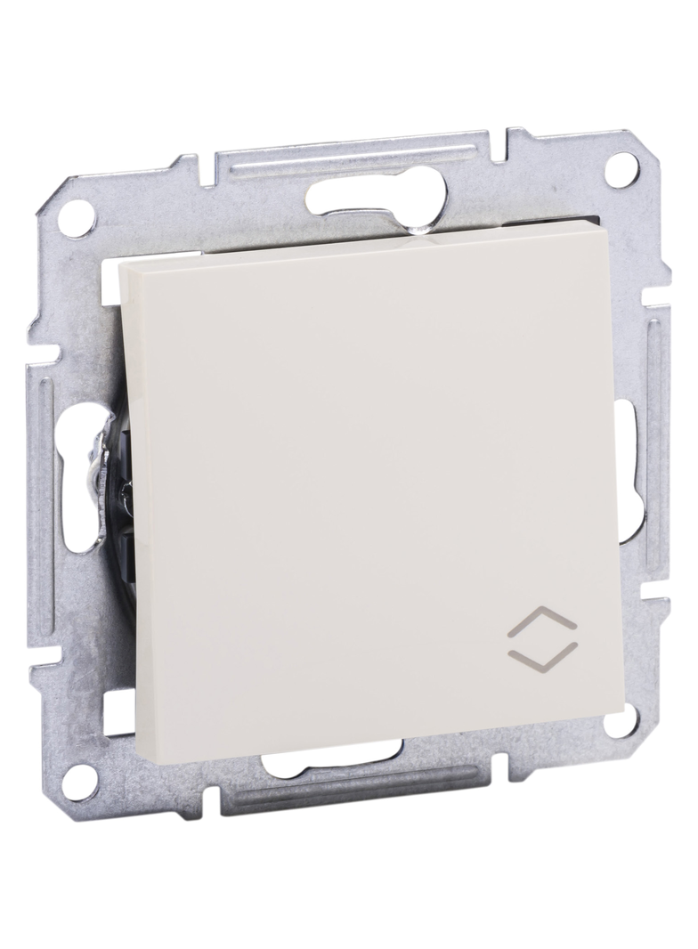 Asfora, łącznik schodowy, bez ramki, krem