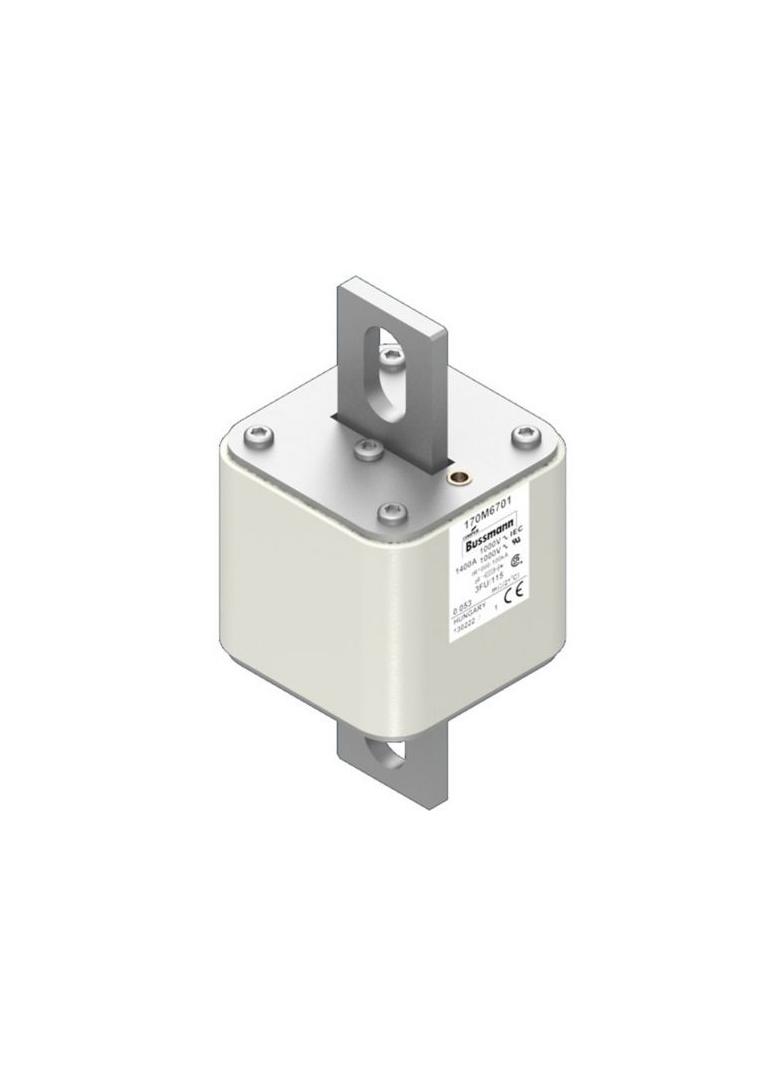 FUSE 1250A 1000V 3FU/115 AR CU Wkładka szybka 1250A AC 1000V rozmiar 3 76x92x159 mm aR IEC, 170M6700