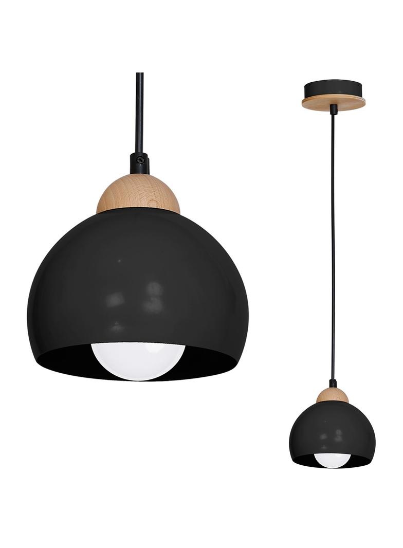 Milagro lampa wisząca Dama Black E27 MLP6540
