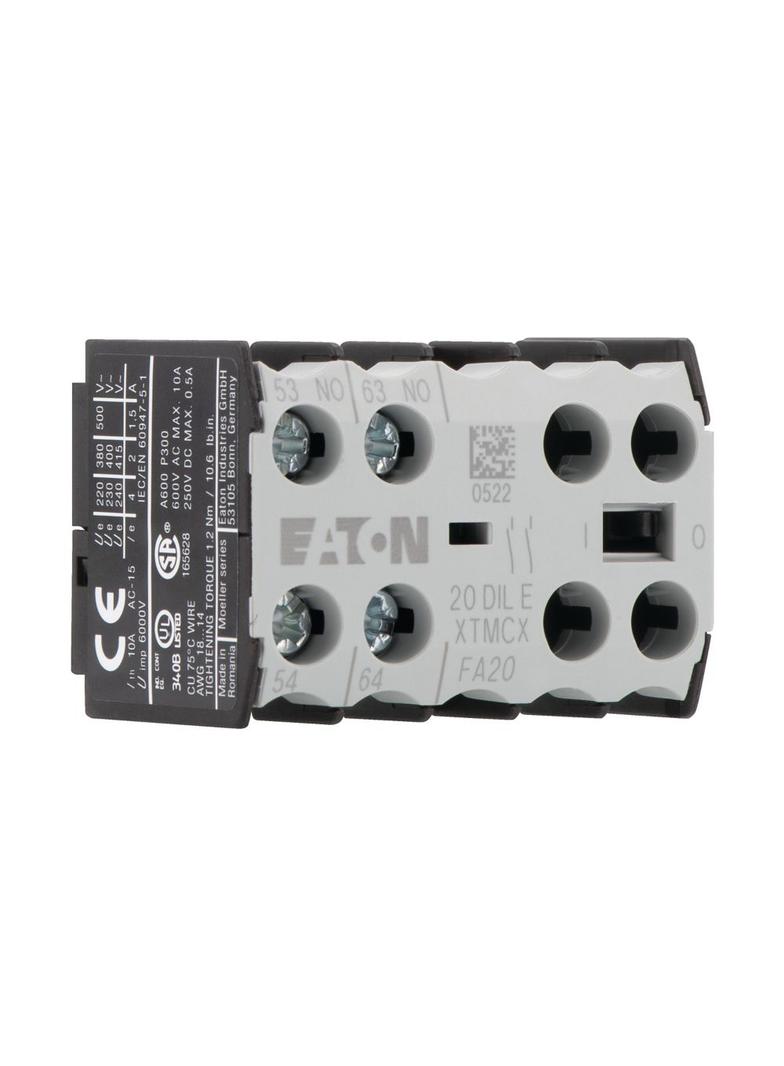 Styk pomocniczy 2Z montaż czołowy 20DILE 010208 EATON