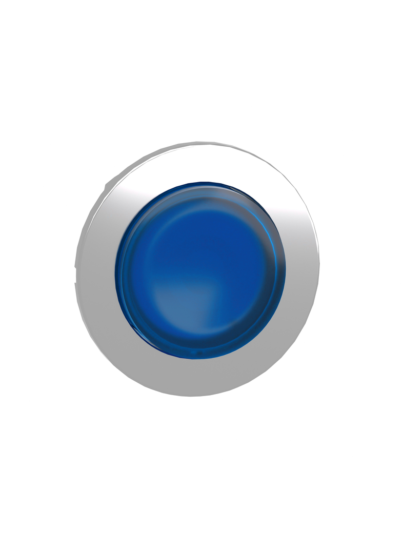 Harmony XB4 Główka przycisku podświetlanego wystający niebieski zintegrowany LED