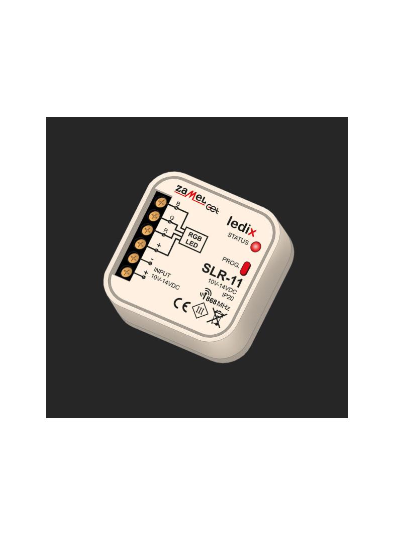 Sterownik RGB bezprzewodowy TYP: SLR-11