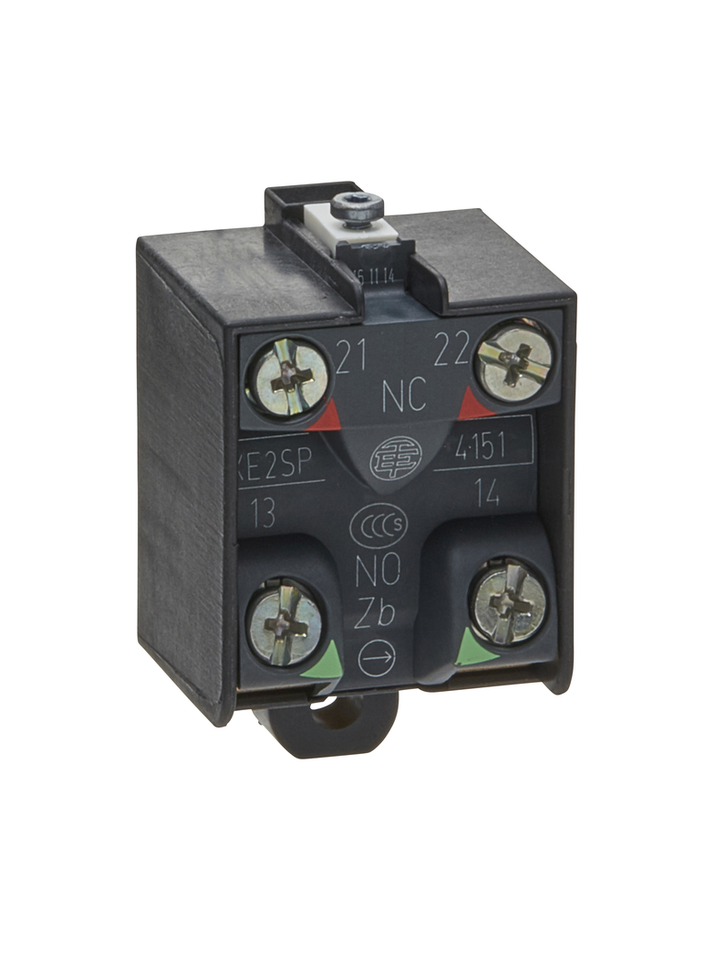 Harmony XPE Blok styków migowych krokowy lub 2 krokowy przełącznik 1 NC + 1 NO