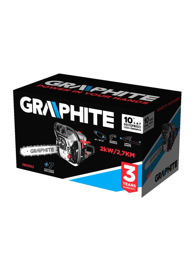 Pilarka łańcuchowa spalinowa 2kW (2.7KM), prowadnica 16"