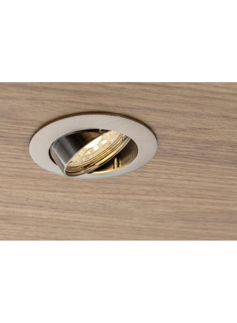 SUFITOWA OPRAWA PUNKTOWA Z REGULACJĄ KĄTA (OCZKO) PORTO-K, ODLEW, IP20, INOX