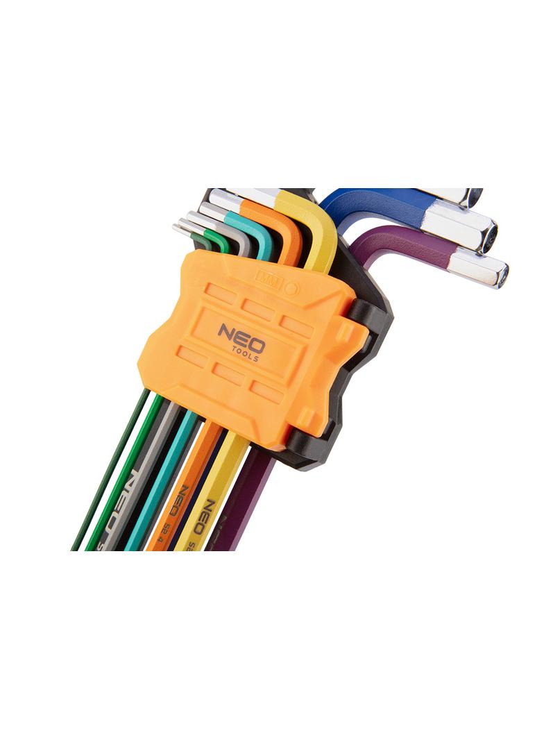 Klucze sześciokątne 1.5-10 mm, zestaw 9 szt.