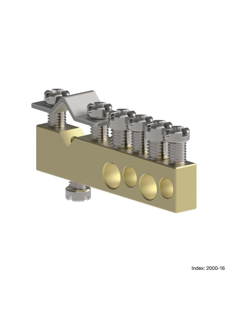 MSF Listwa zaciskowa L-5 mosiężna