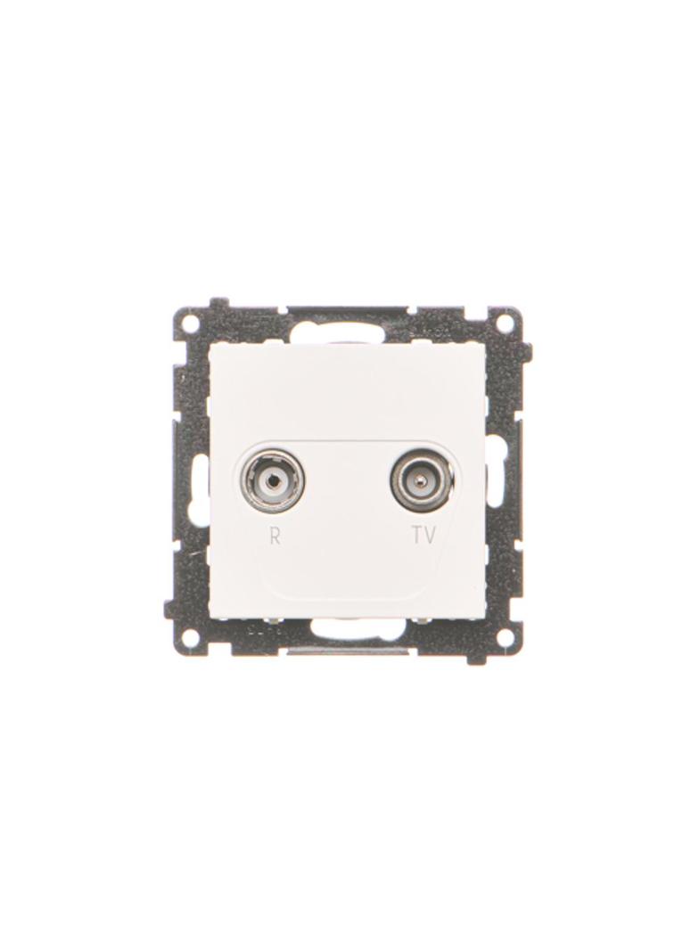 Simon 55 Gniazdo antenowe R-TV zakończeniowe 10dB do gniazd przelotowych 1x Wejście: 5÷862 MHz Biały