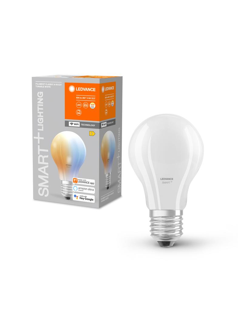 Lampa LED SMART WF A60 TW 6W/827 230VGLFR E274X1LEDV