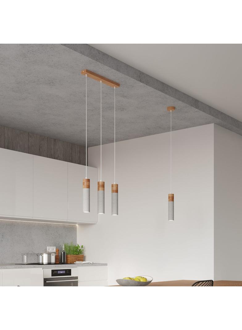 Sollux Lampa wisząca ZANE 2 szara SL.0966