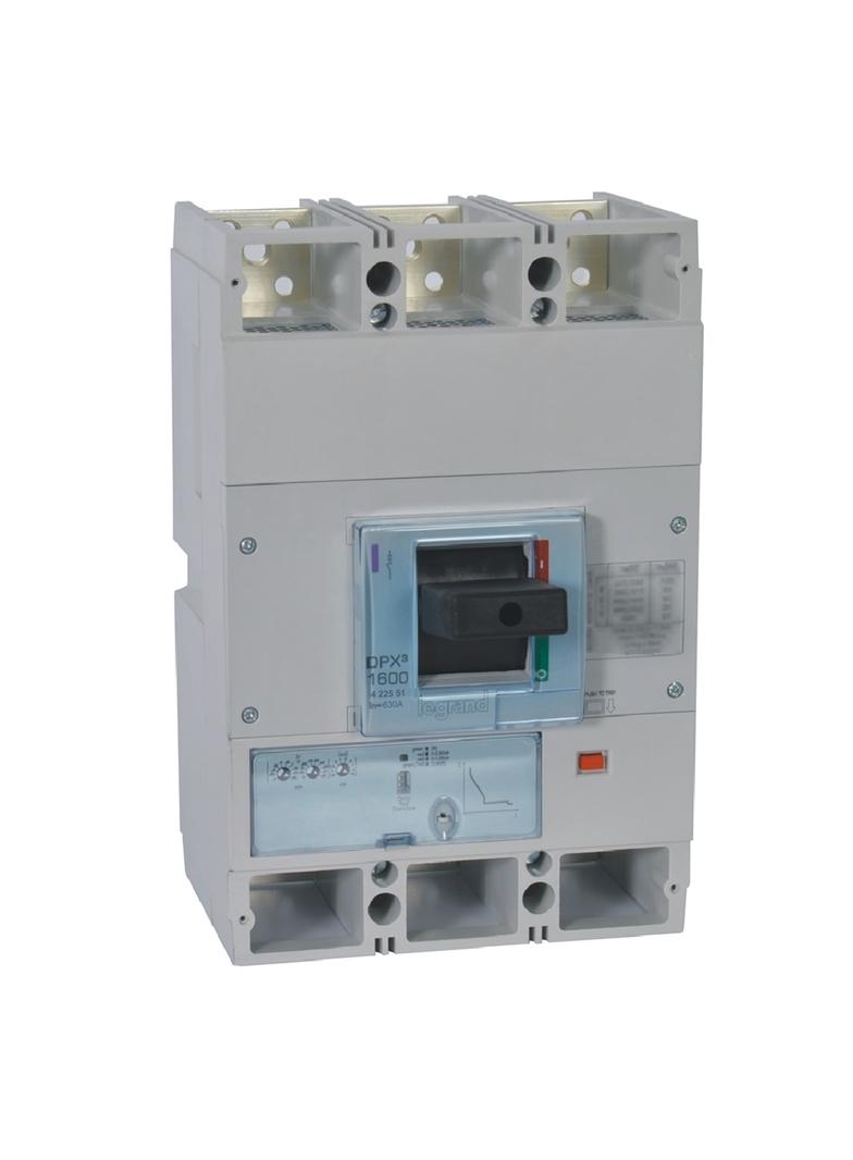 Wyłącznik DPX3 1600 S1 3P 630A 50Ka 422551 LEGRAND