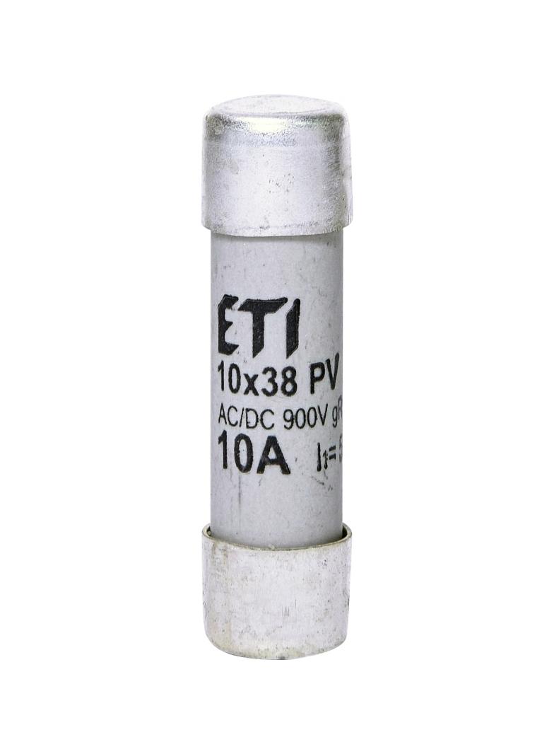 Wkładka topikowa cylindryczna PV gR 900V CH10x38 gR 10A 900V AC DC 002625031 ETI