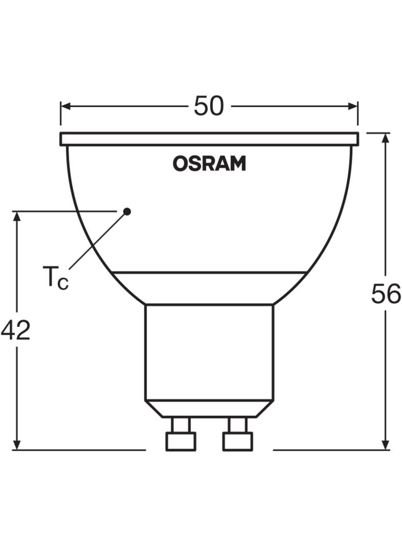 Żarówka LED HALOGEN GU10 4,5W OSRAM RGBW RGB+PILOT
